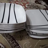 بشقابو کاسه چینی کاملا سالم در حد نو