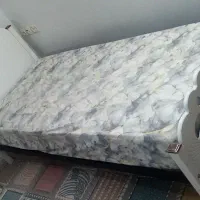 تخت خواب تک نفره همراه با تشک|تشک تختخواب|لنگرود, |دیوار