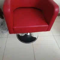 صندلی چرم گردان جک دار  رنگ  قرمز|مبلمان اداری|فردیس, خیام غربی|دیوار