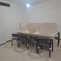 میز مطالعه ملامینه طرح چوب استخوانی