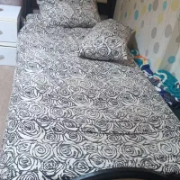 تخت خواب تک نفره چوبی