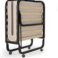 تخت تاشو چرخدار طرح ایکیا نو نو به همراه تشک