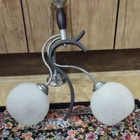 چهار عدد لوستر دو شاخه ای تمیز درحد نو|لوستر و چراغ آویز|اهواز, کوروش|دیوار