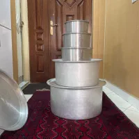 ست کامل قابلمه روحی 8تیکه عروس نو آکبند ضخیم سنگین|ظروف پخت‌وپز|مشهد, هنرستان|دیوار