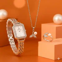 ست زنانه لوکس با تم مرواریدی  انتخابی ظریف و خاص