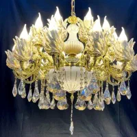 لوستر چینی برنز (طرح تعویض لوستر کهنه با نو)