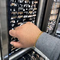 زنجیر طنابی فول مشابه طلا رنگ ثابت|بدلیجات|خمینی‌شهر, |دیوار