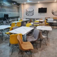 میز صندلی رستوران و فس فود