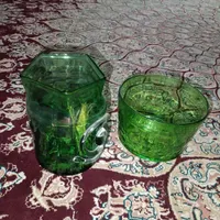 ظروف شیشه‌ای قدیمی|صنایع دستی و سایر لوازم تزئینی|تهران, بهارستان|دیوار