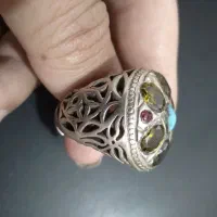 انگشتر ده جواهری اصل معدنی|جواهرات|نیشابور, رحمت آباد|دیوار