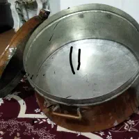 دیگ مسی به وزن 11کیلو وسینی مسی به وزن 7کیلو|کلکسیون اشیاء عتیقه|شاهینشهر, گزبرخوار|دیوار