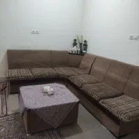 مبل هفت نفره بامیز.|مبلمان خانگی و میز عسلی|شوش, |دیوار