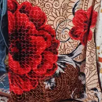 پتو گلبافت دونفره درجه۱ ودرجه ۲ ونوزاد گل برجسته|رختخواب، بالش، پتو|لردگان, |دیوار