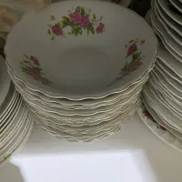 سرویس چینی گل سرخ|ظروف سرو و پذیرایی|سرپل ذهاب, |دیوار