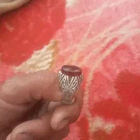 انگشتر نقره دست ساز  ۵میلیون سنگش عقیق