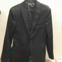 کت شلوار سورمه ای در حد نو و...