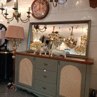 کنسول حصیری آیلین|بوفه، ویترین، کنسول|رشت, استقامت ۱|دیوار