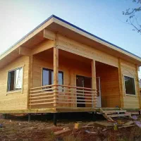 کلبه چوبی چوب سویسی درختی