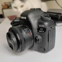 دوربین 5D mark IV (مارک ۴) به همراه لنز 50، F1.8|دوربین عکاسی و فیلم‌برداری|تهران, ونک|دیوار