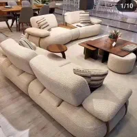ست هشت نفره مبل مانلی با قابلیت مکانیزه و تخت شو