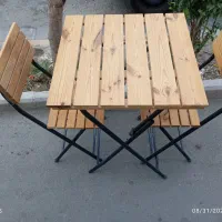 ست ناهار خوری دو نفره تاشو