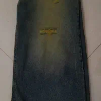 شلوار واید لگ  جین ترک نو