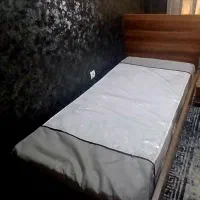 تخت یک نفره ام دی اف .همراه با خوشخواب و کفی|تخت و سرویس خواب|تهران, نیروی دریایی|دیوار