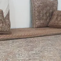 لمه و تشک شاهنشین رنگ گردویی