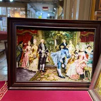 تابلو فرش دستباف طرح مجلس عشق|تابلو فرش|تهران, بازار|دیوار