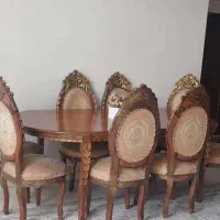 میز ناهارخوری 8 نفره|میز و صندلی غذاخوری|سیرجان, |دیوار