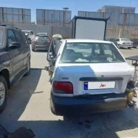 پراید ۱۳۱ سفید۹۴ تصادفی