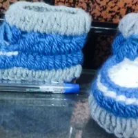 پاپوش نوزاددست بافت