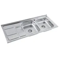 سینک روکار برا کابینت فلزی/120در50روکار/دنیای سینک