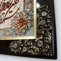 تابلوفرش دستباف برجسته وان یکادابریشم دار|تابلو فرش|مشهد, شریف|دیوار