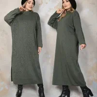 مانتو بارداری لش کفتان بافت