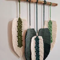 دیوارکوب مکرومه