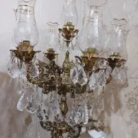 لوستر کنارسالنی برنج|لوستر و چراغ آویز|ری, حمزهآباد|دیوار