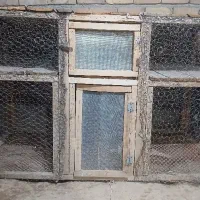 قفس (لانه)چوبی مخصوص مرغوخروس ومرغ عشق