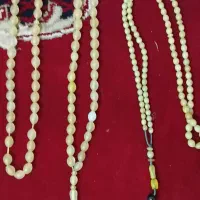 تسبیح شامقصود ونقره کوب باگردنی زیبا سنگ طبعی س...