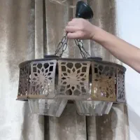 لوستر چوبی ۴تا