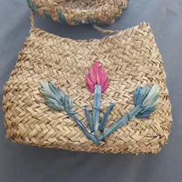 حصیر گرد و کیف حصیری زیبا|صنایع دستی و سایر لوازم تزئینی|تهران, مسعودیه|دیوار