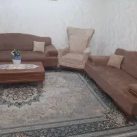 مبل 7 نفره در حد نو|مبلمان خانگی و میز عسلی|کرج, اخترآباد|دیوار