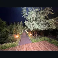 اجاره شبانه و روزانه کلبه سوئسی باغ 500متری|اجارهٔ کوتاه‌مدت ویلا و باغ|هادی شهر, |دیوار