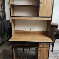 میز کامپیوتر   همراه کتاب خانه