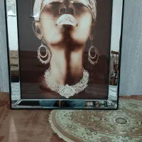 تابلو دورآینه در عرض60طول 70