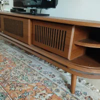 میز تلویزیون جنس چوبی بسیار تمیز|میز تلویزیون|کاشمر, |دیوار