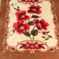 ۲عدد پتوی گلبافت دو نفره