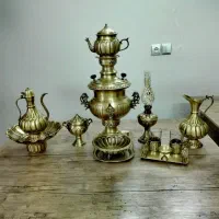 سماور زغالی برنجی|سماور، چای‌ساز، قهوه‌ساز|مشهد, سرافرازان|دیوار