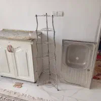 کابینت دو در سینک معمولی دوتا قاب عکس