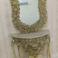 آینه شمعدان برنز